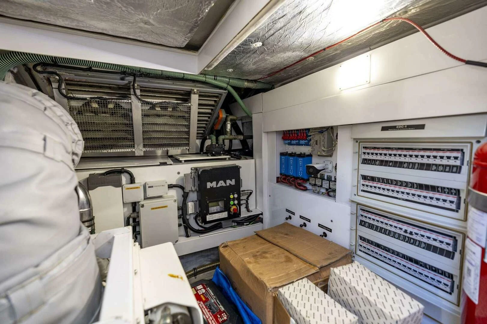 inside of a vehicle aboard H Yacht for Sale