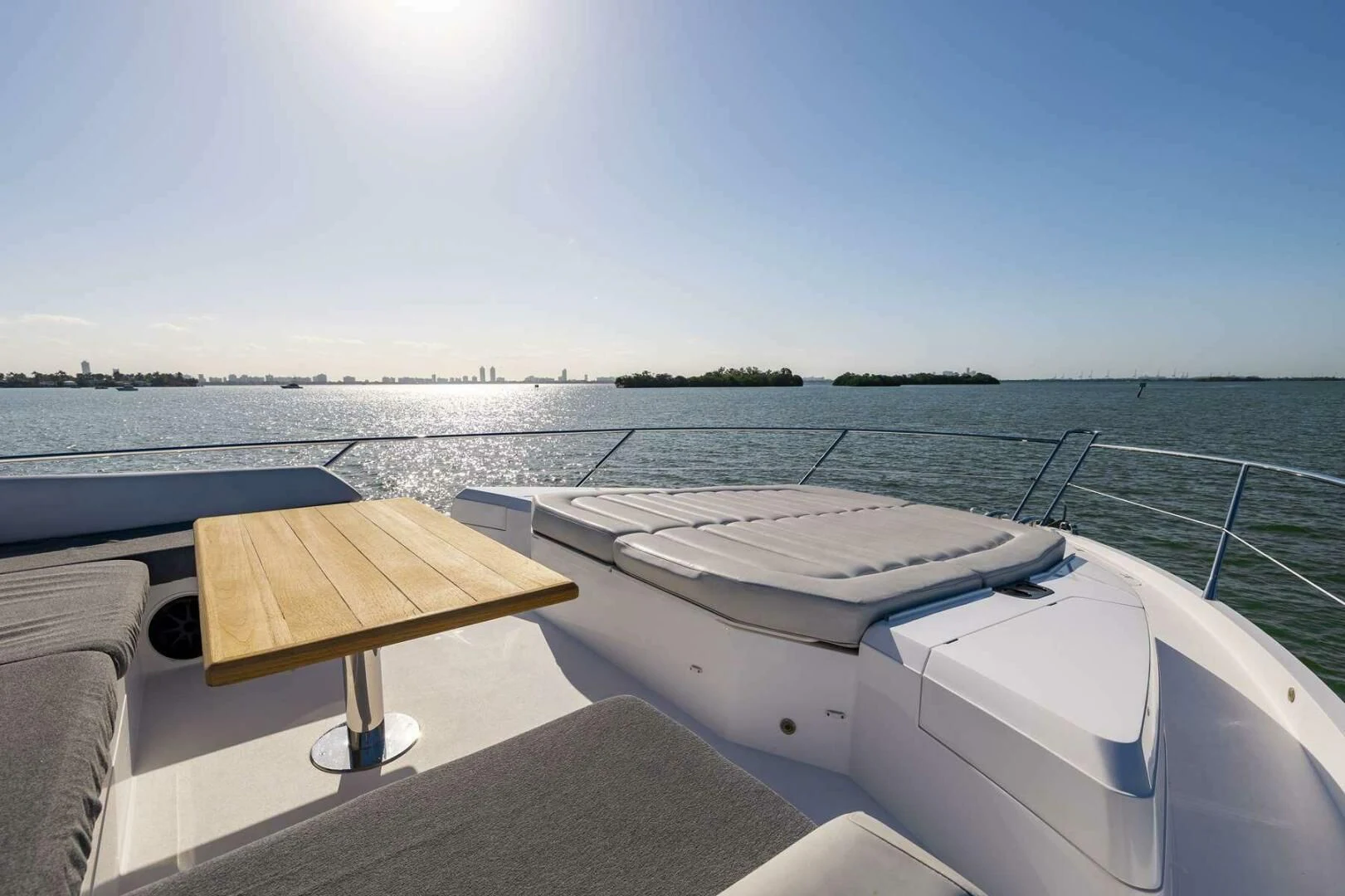 a boat on a body of water aboard H Yacht for Sale