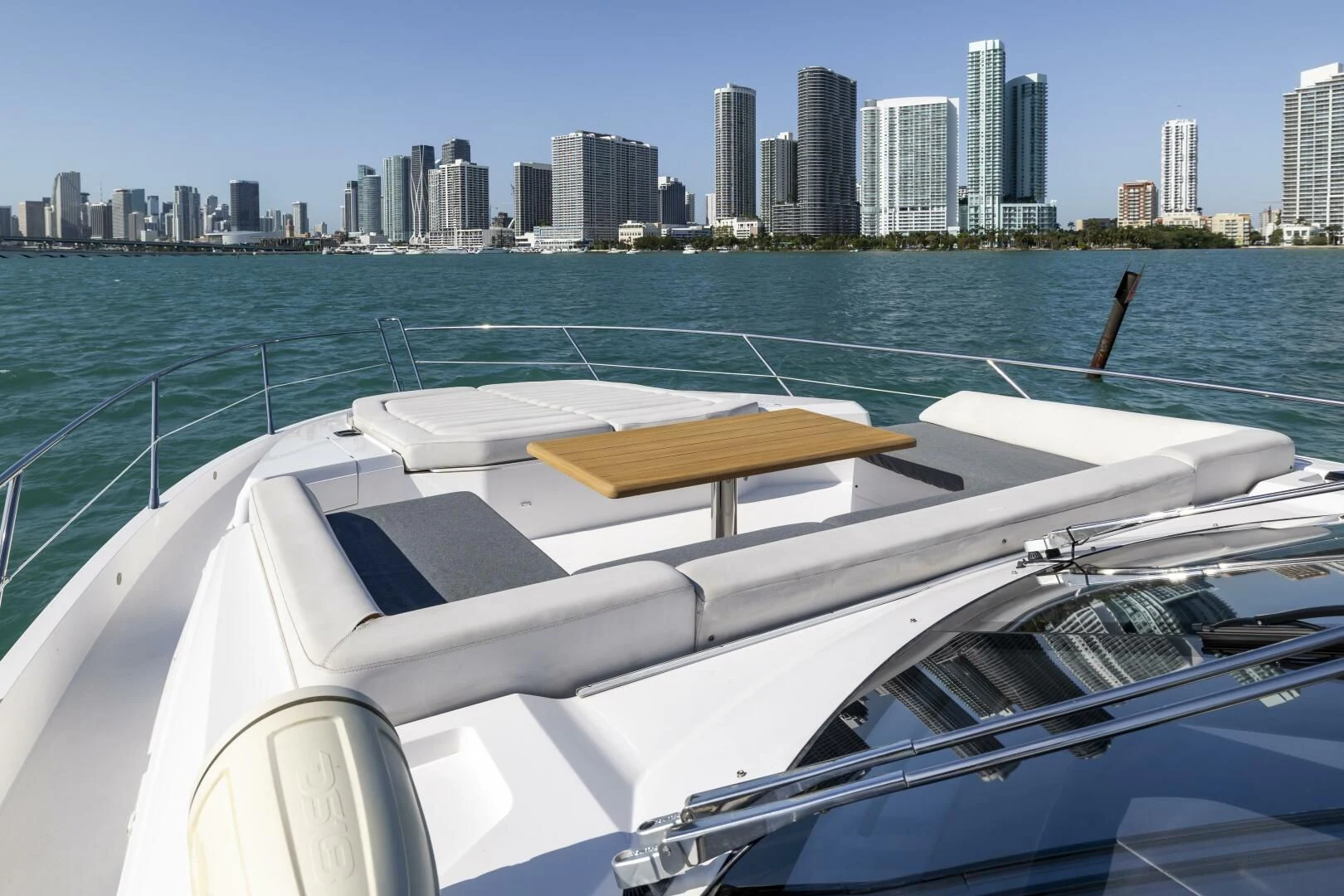 a boat on the water aboard H Yacht for Sale