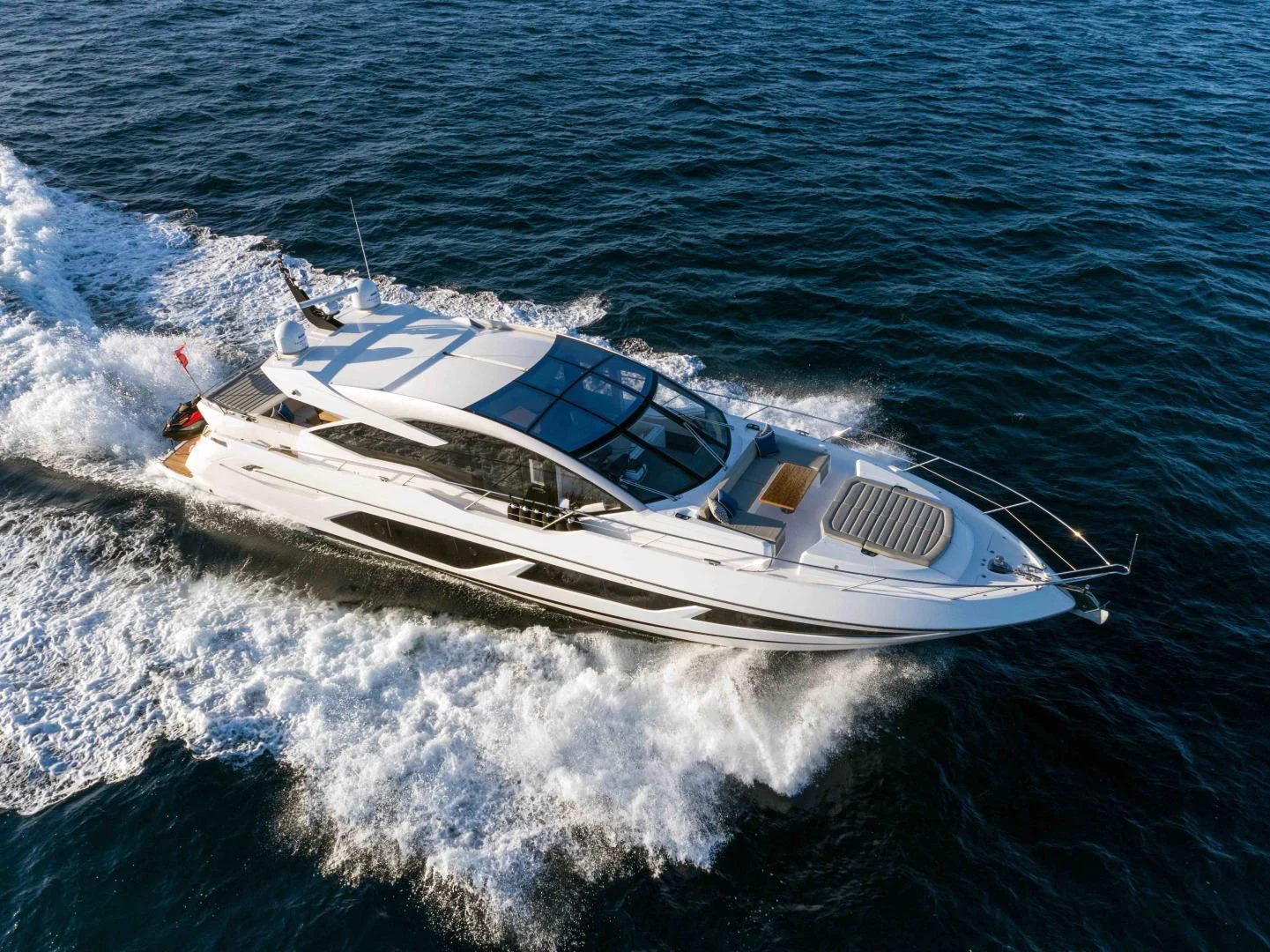 a boat on the water aboard H Yacht for Sale