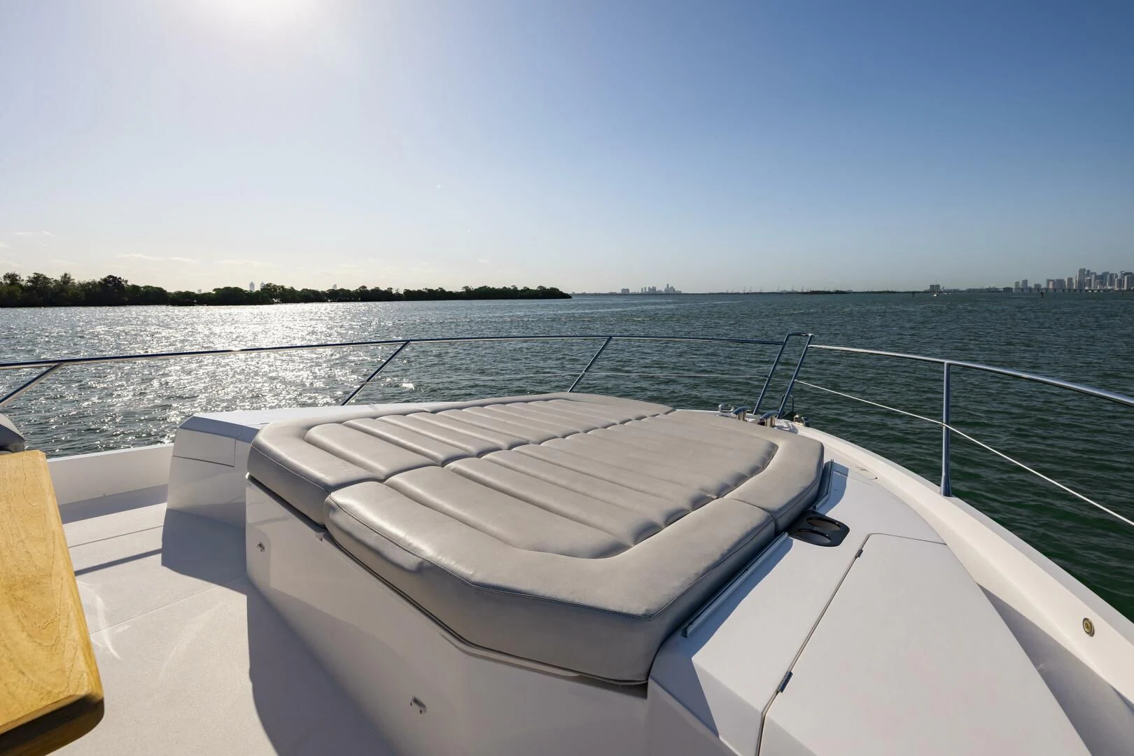 a boat on the water aboard H Yacht for Sale