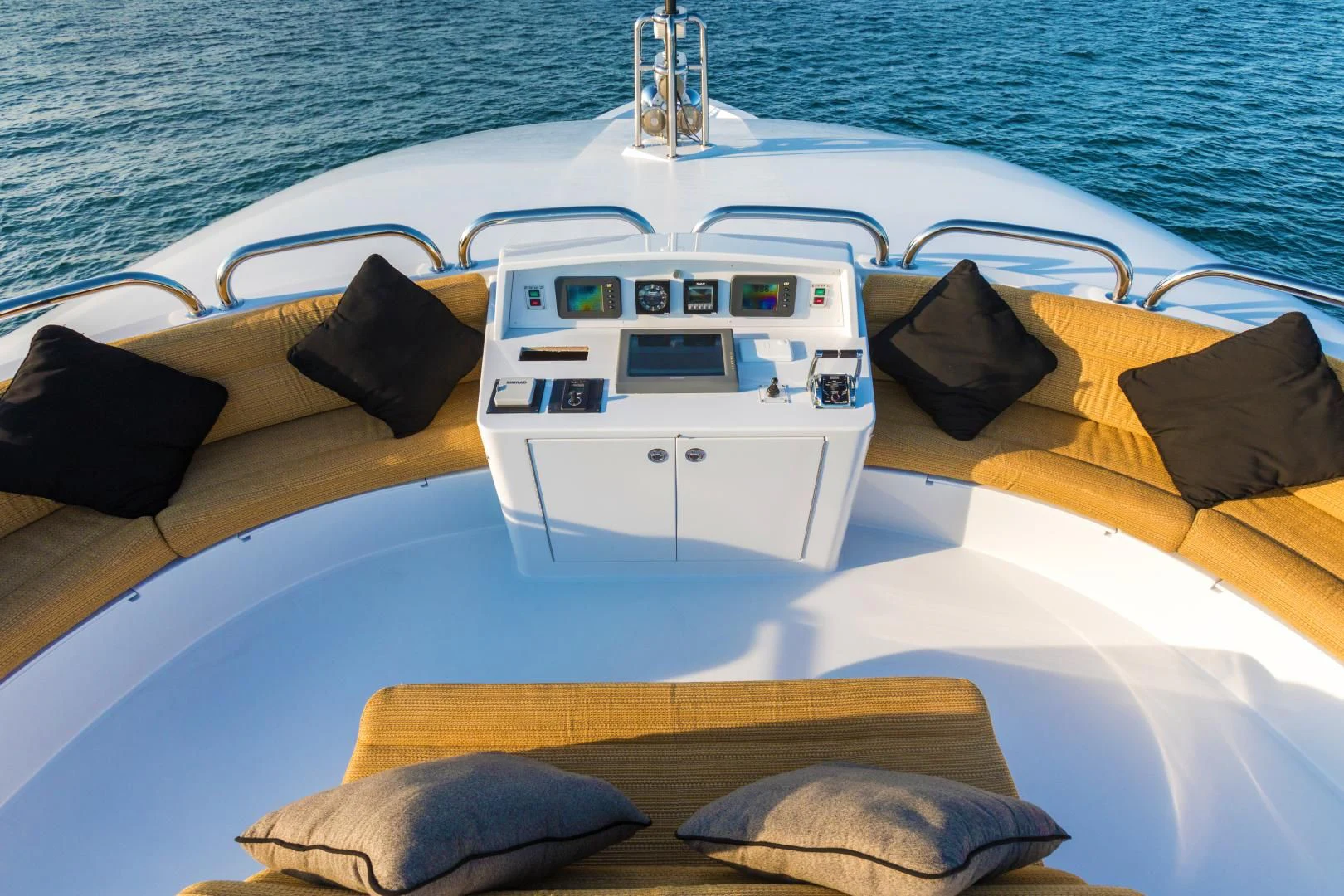 a boat on the water aboard SHOGUN Yacht for Sale