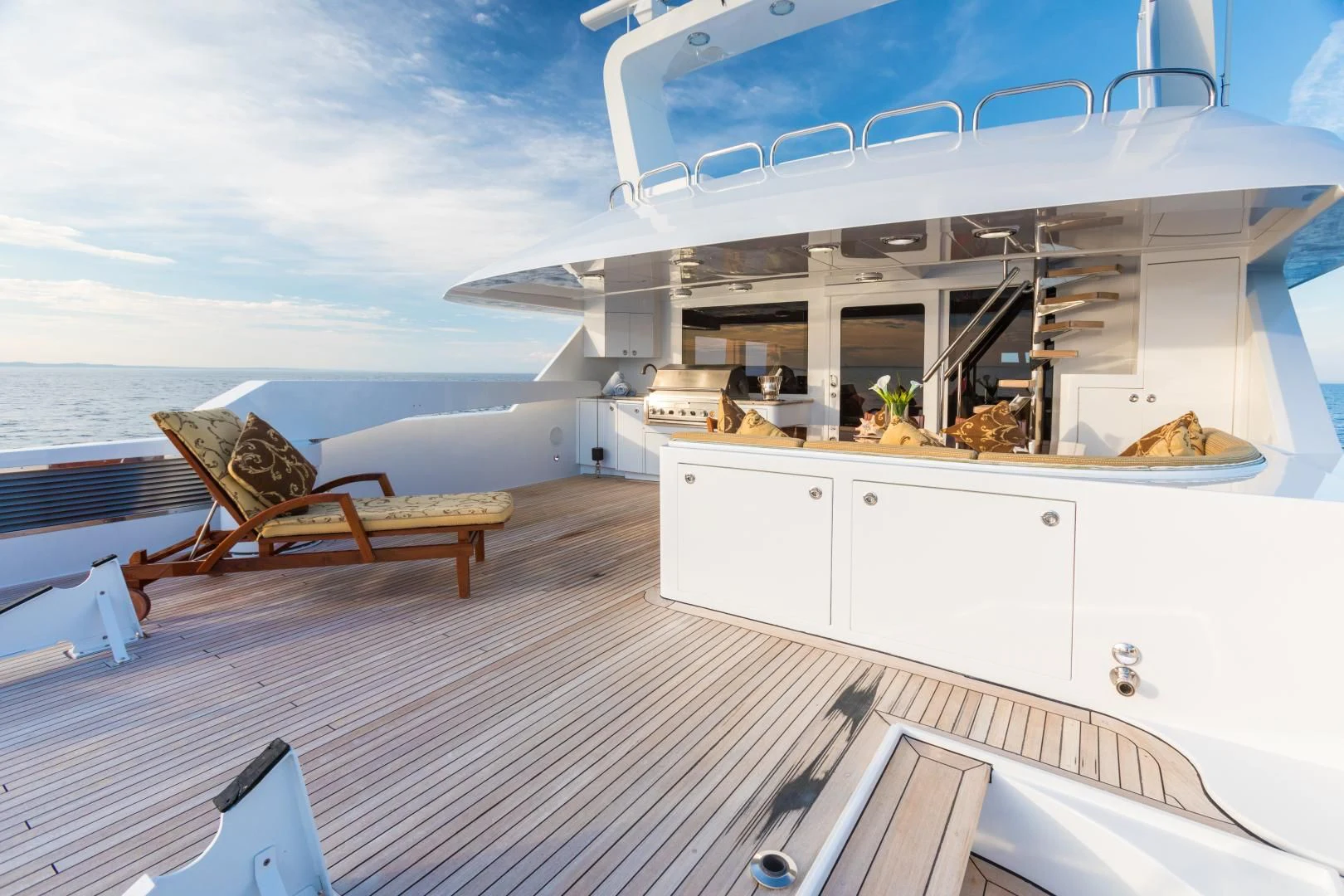 a boat on the water aboard SHOGUN Yacht for Sale