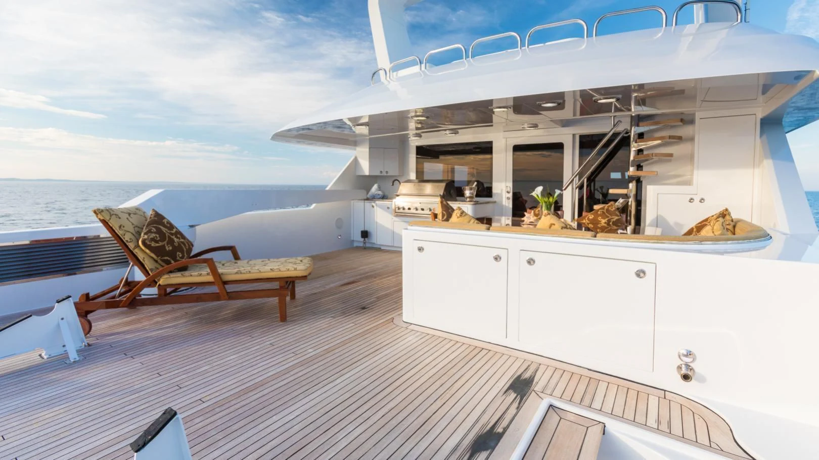 a boat on the water aboard SHOGUN Yacht for Sale