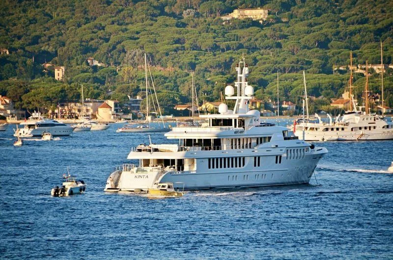 a group of boats in the water aboard BELLA 2 Yacht for Sale