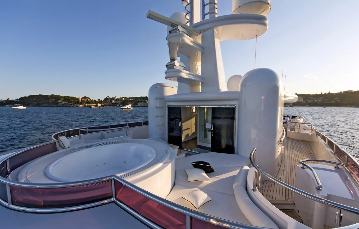 a boat on the water aboard BELLA 2 Yacht for Sale