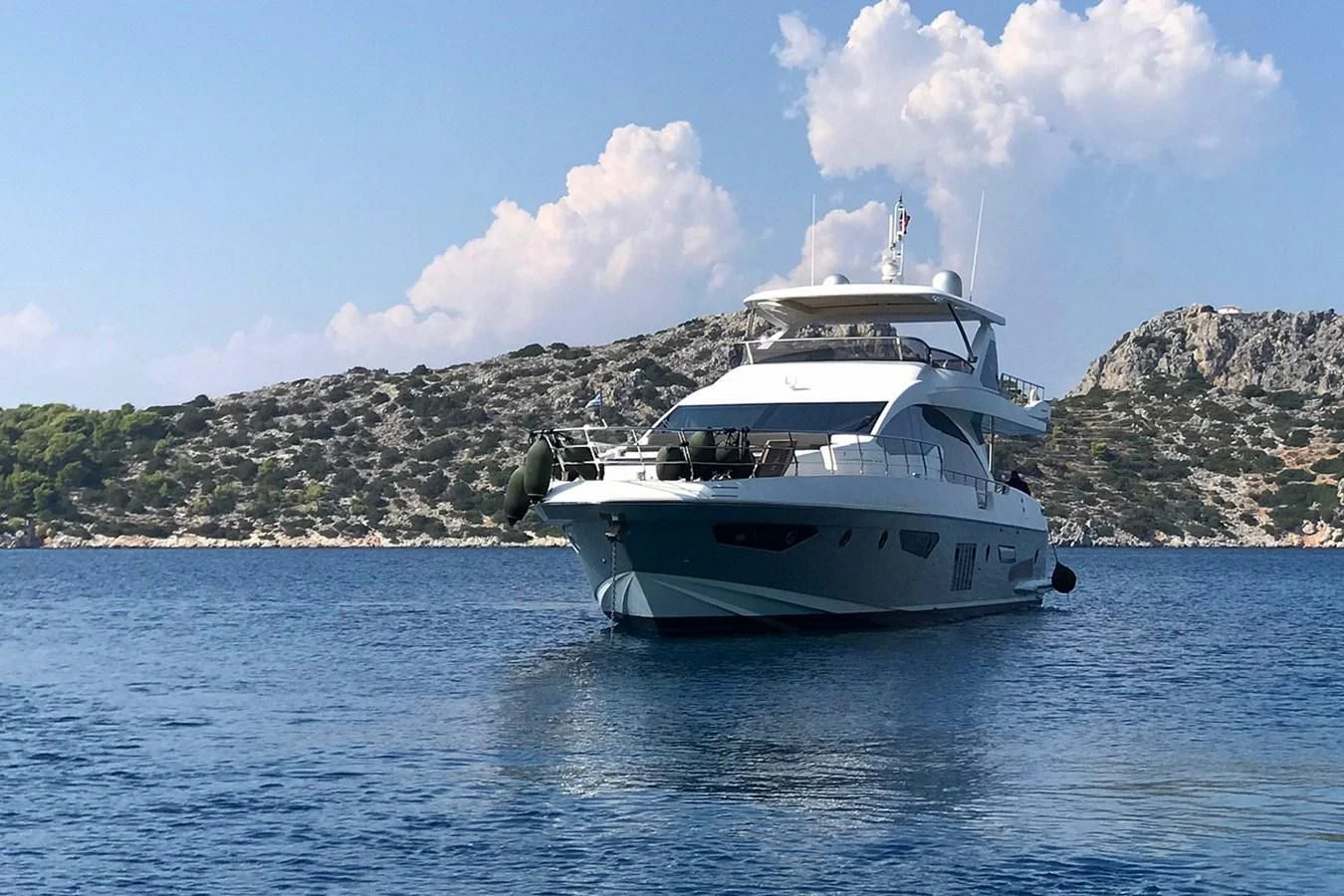 a boat on the water aboard MEMORIES Yacht for Sale
