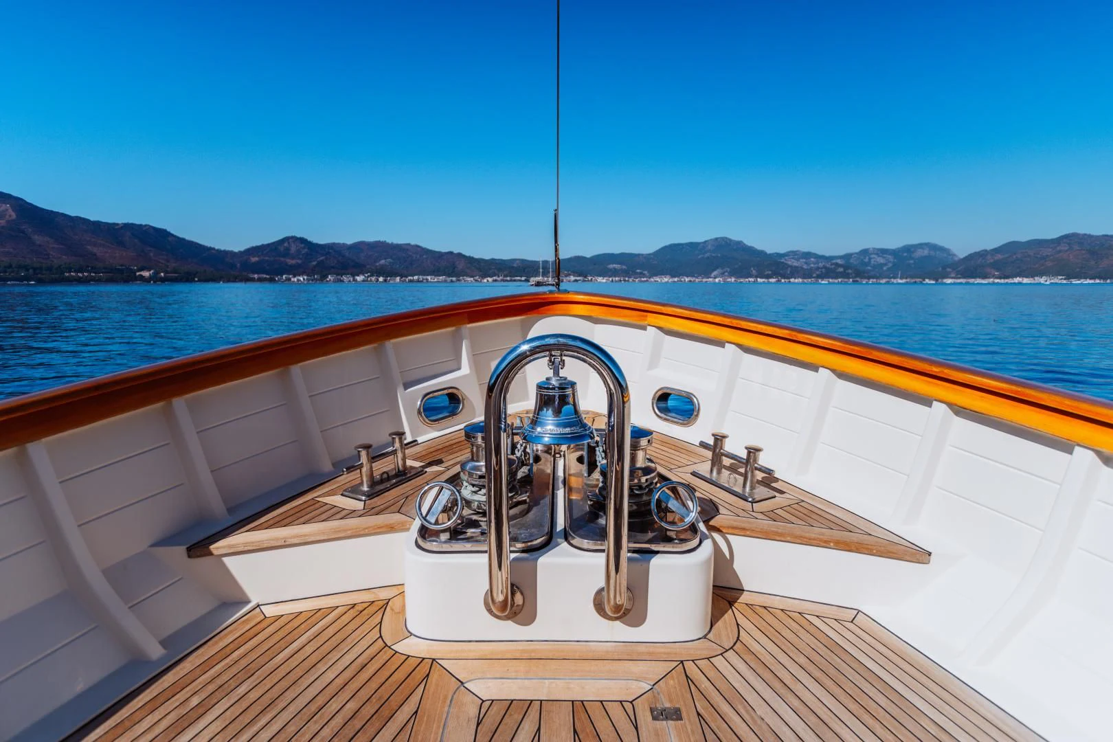 a boat on the water aboard LARIMAR Yacht for Sale