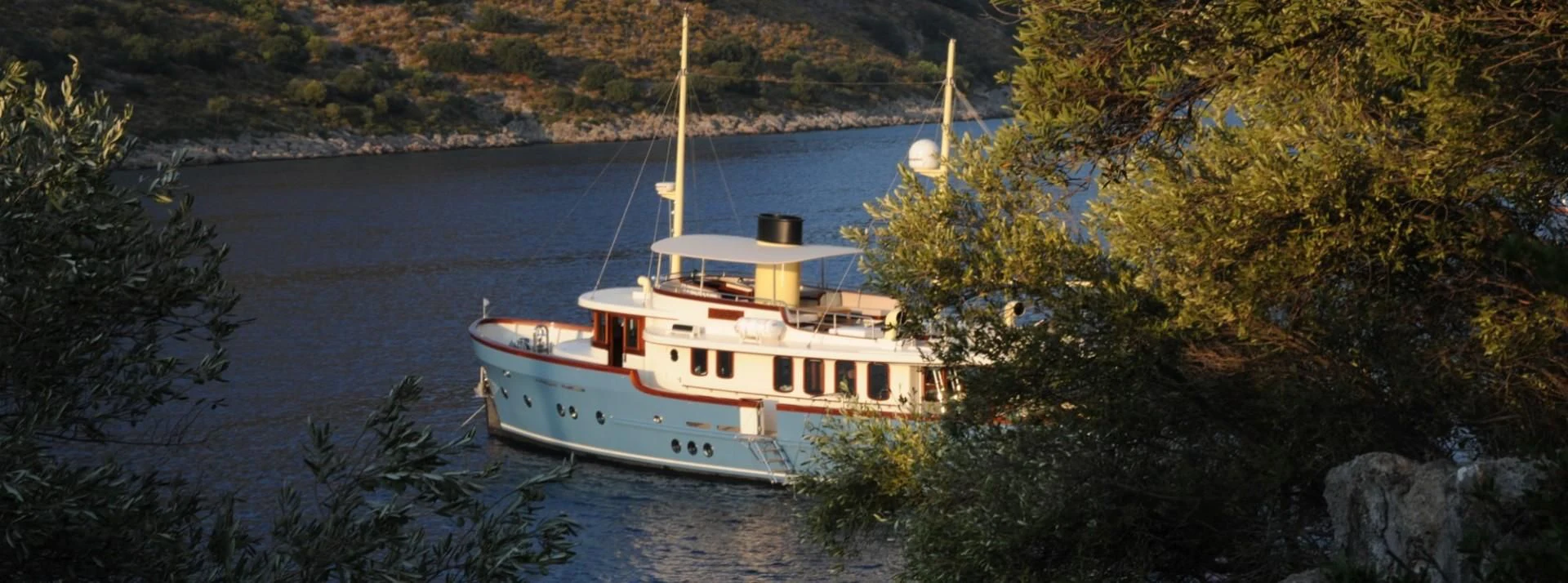 a boat on the water aboard LARIMAR Yacht for Sale