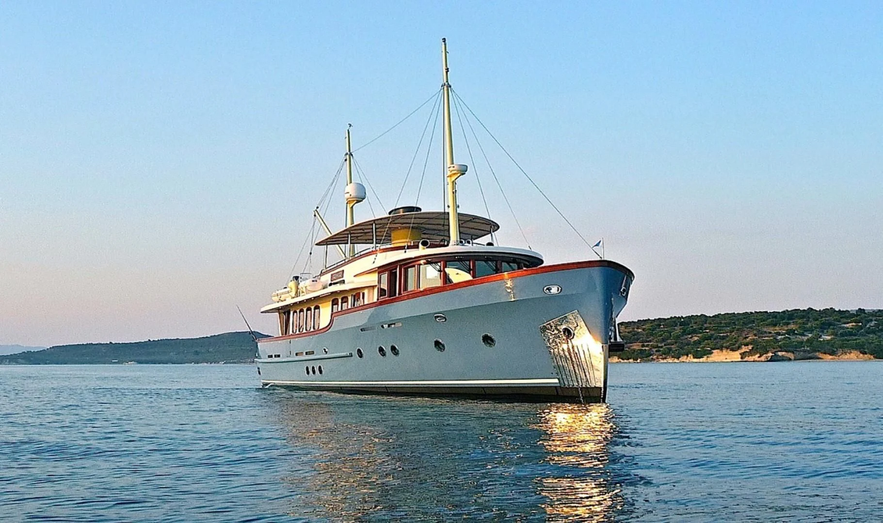 a boat on the water aboard LARIMAR Yacht for Sale
