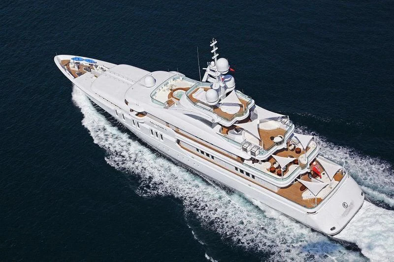 a ship on the water aboard TALISMAN C Yacht for Charter