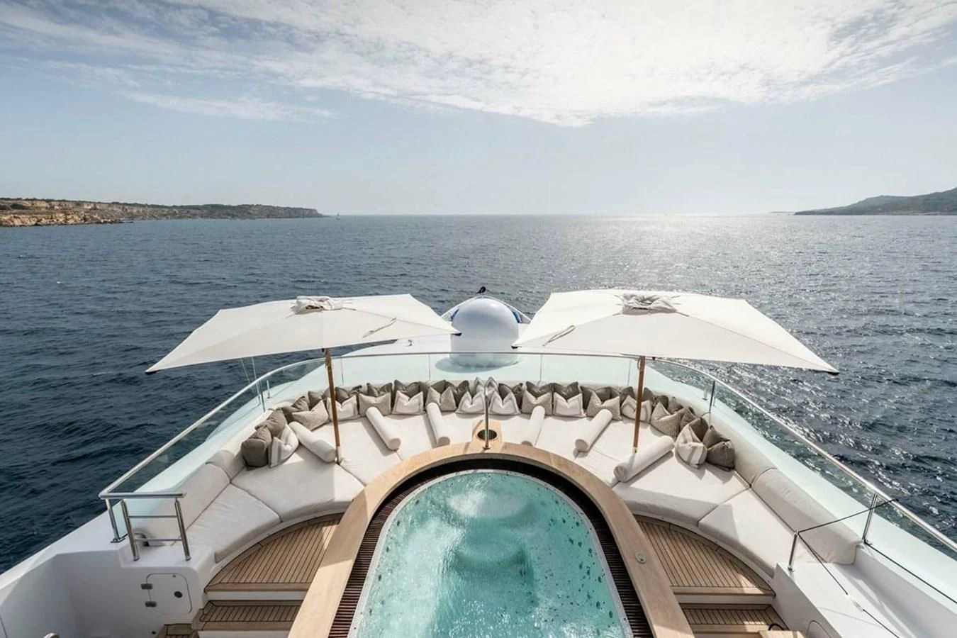 a boat on the water aboard TALISMAN C Yacht for Charter