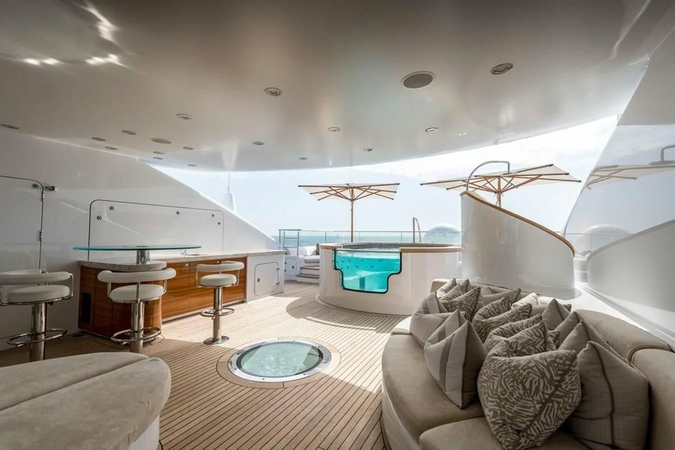inside of a boat aboard TALISMAN C Yacht for Charter
