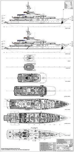 diagram, engineering drawing aboard TALISMAN C Yacht for Charter