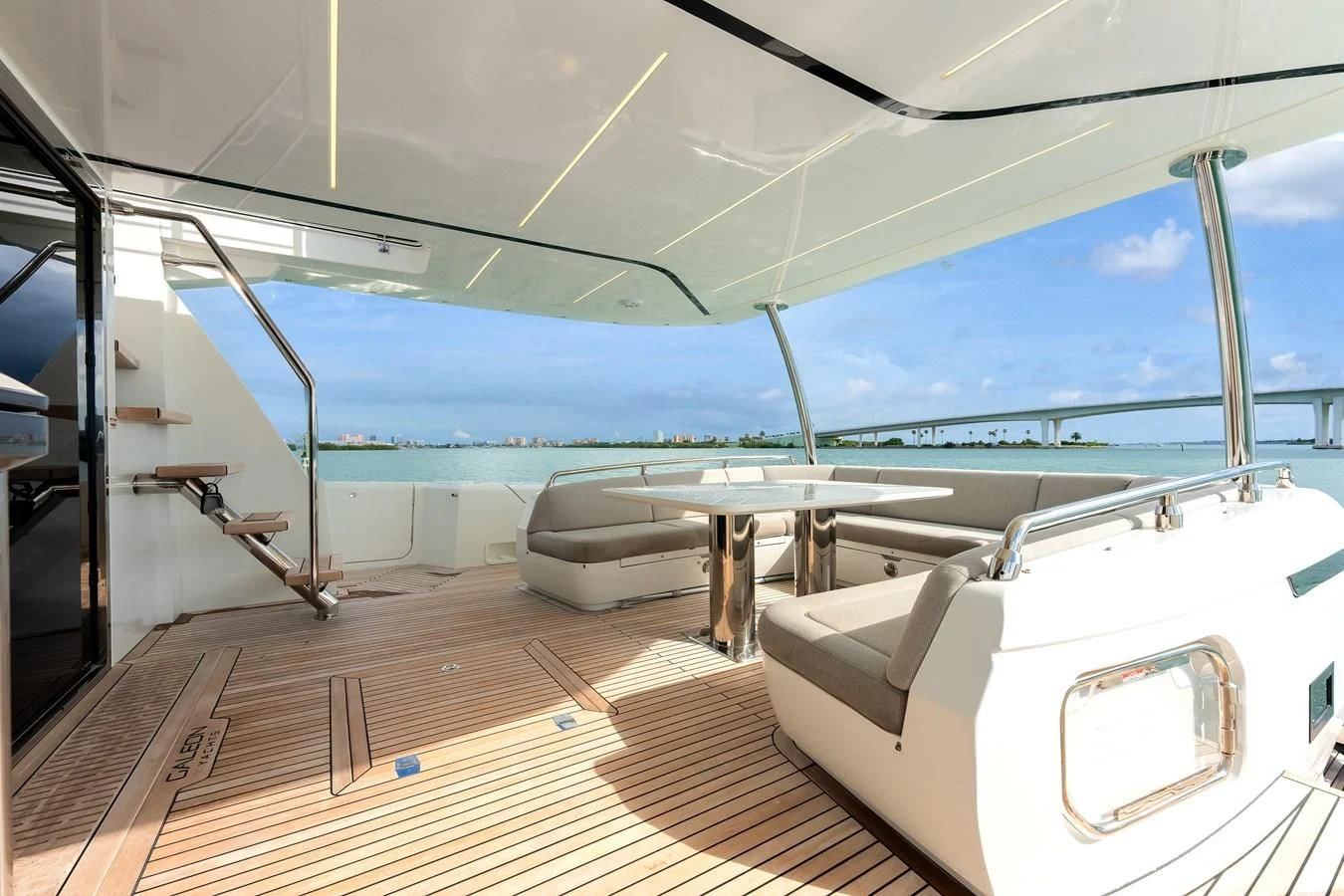 inside of a boat aboard 76 YACHT Yacht for Sale