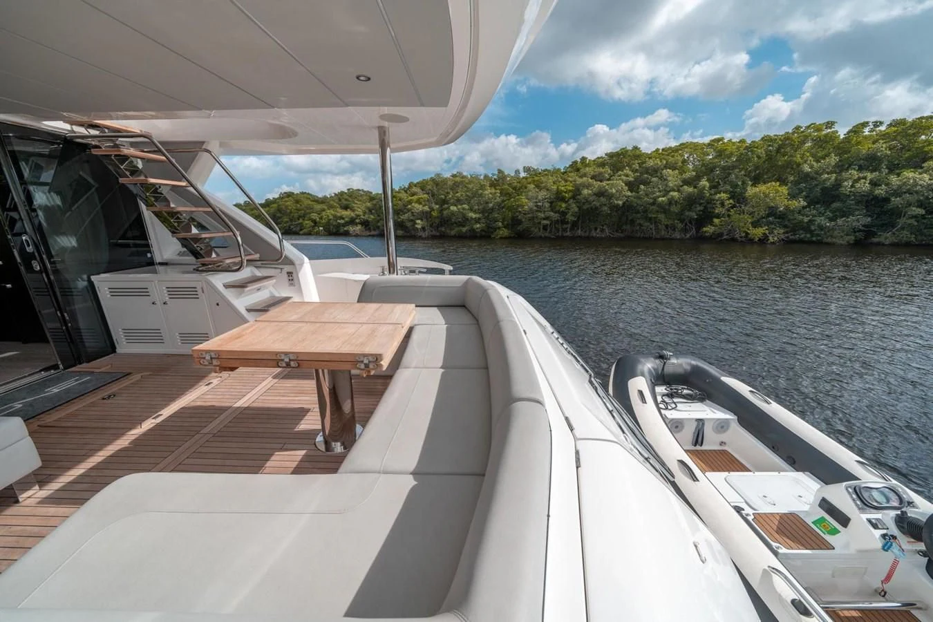 a boat on the water aboard 76 YACHT Yacht for Sale
