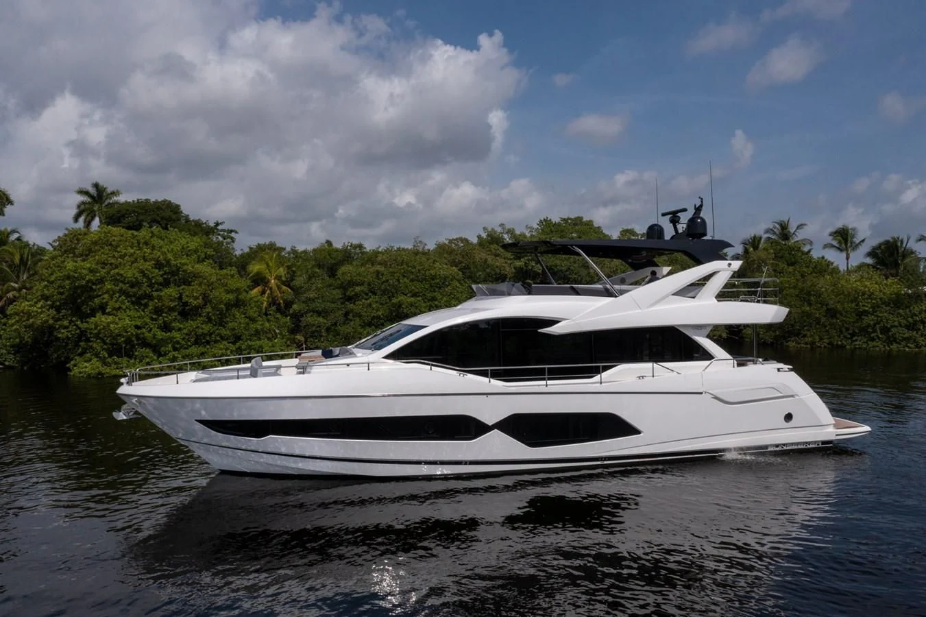 a boat on the water aboard 76 YACHT Yacht for Sale