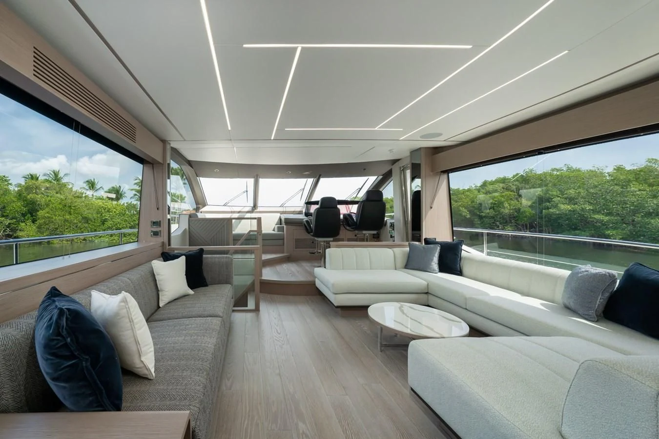inside of a car aboard 76 YACHT Yacht for Sale