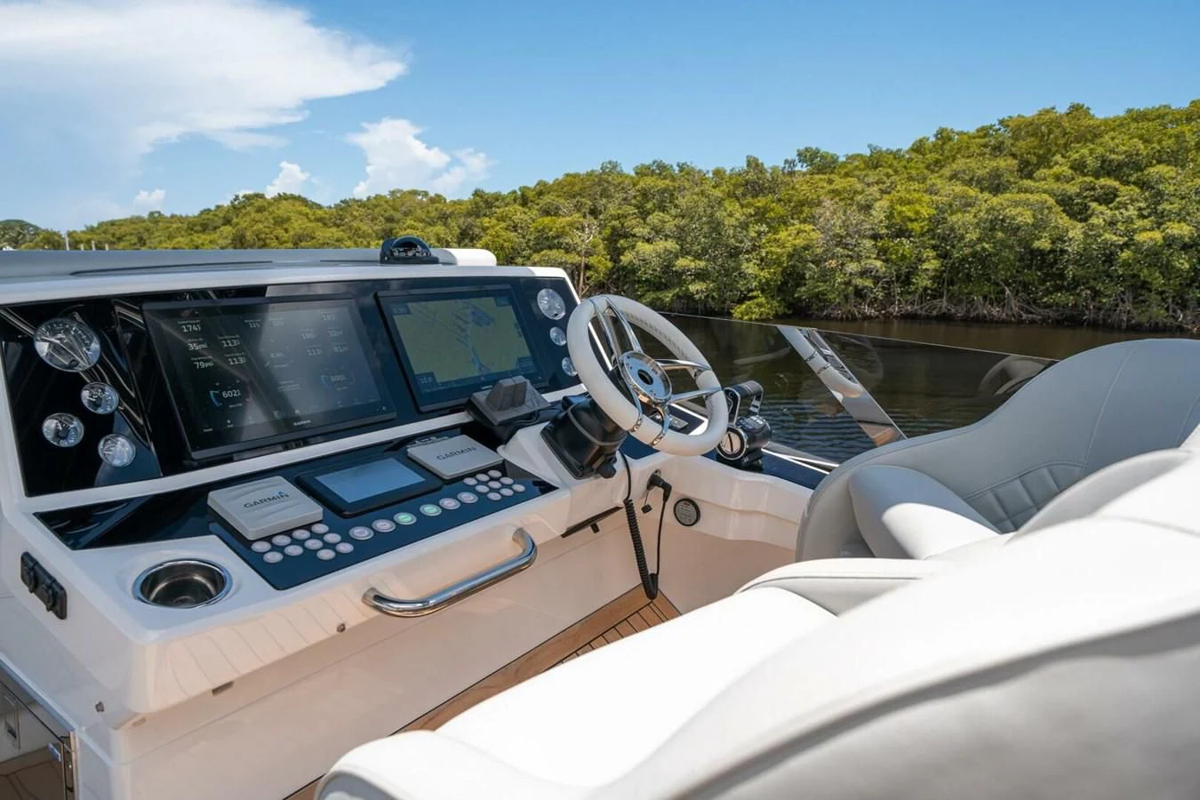the interior of a car aboard 76 YACHT Yacht for Sale