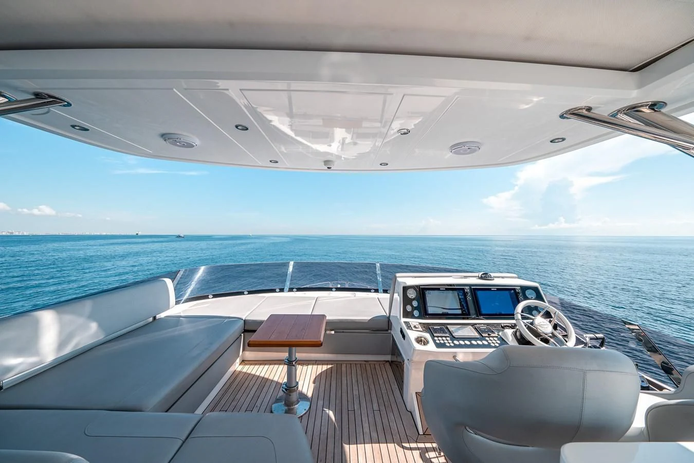 a boat on a deck aboard 76 YACHT Yacht for Sale