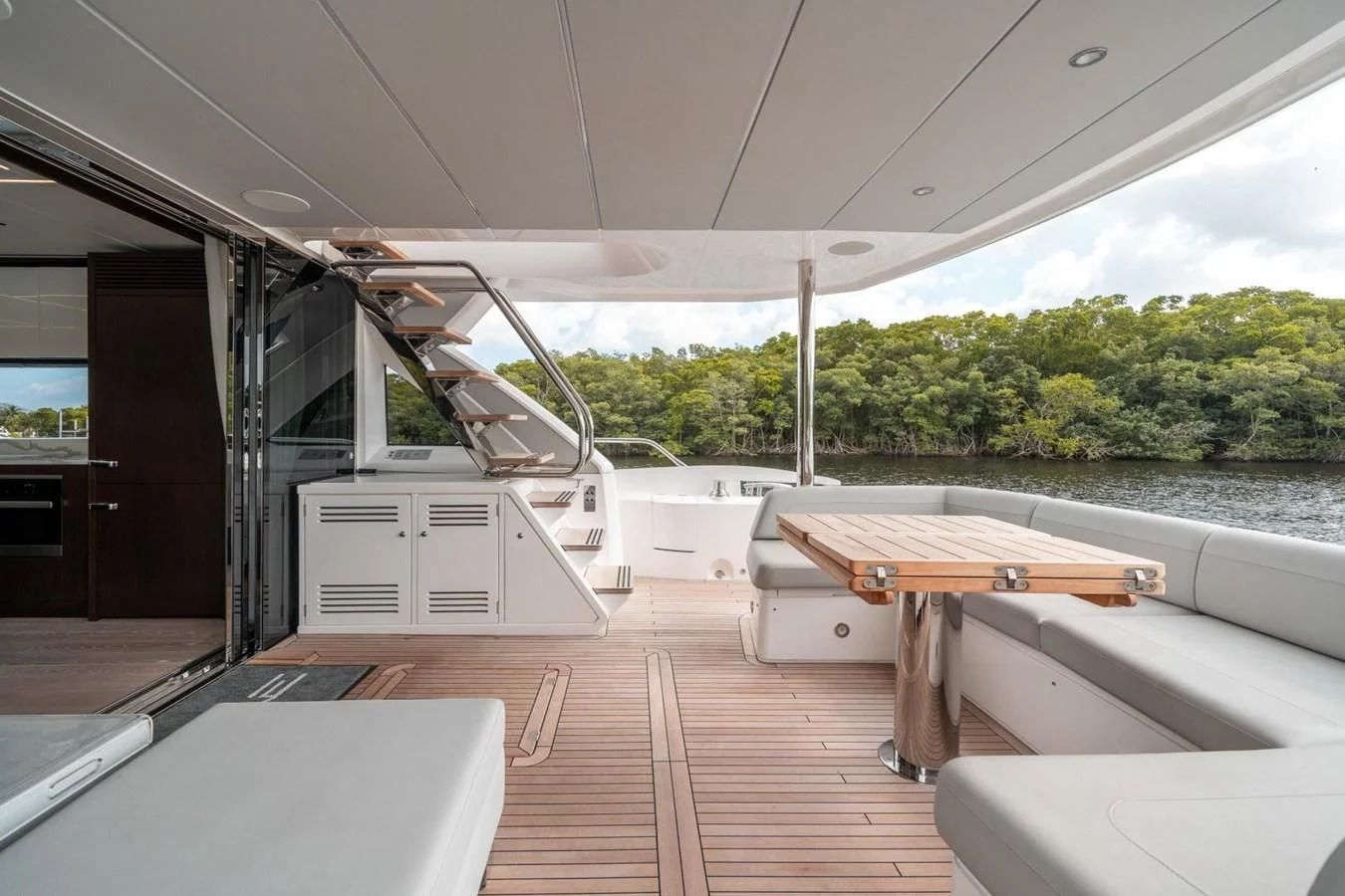 a boat on a water body aboard 76 YACHT Yacht for Sale