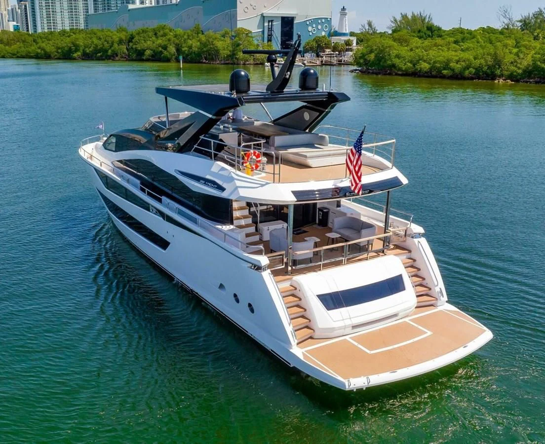 a boat on the water aboard 76 YACHT Yacht for Sale