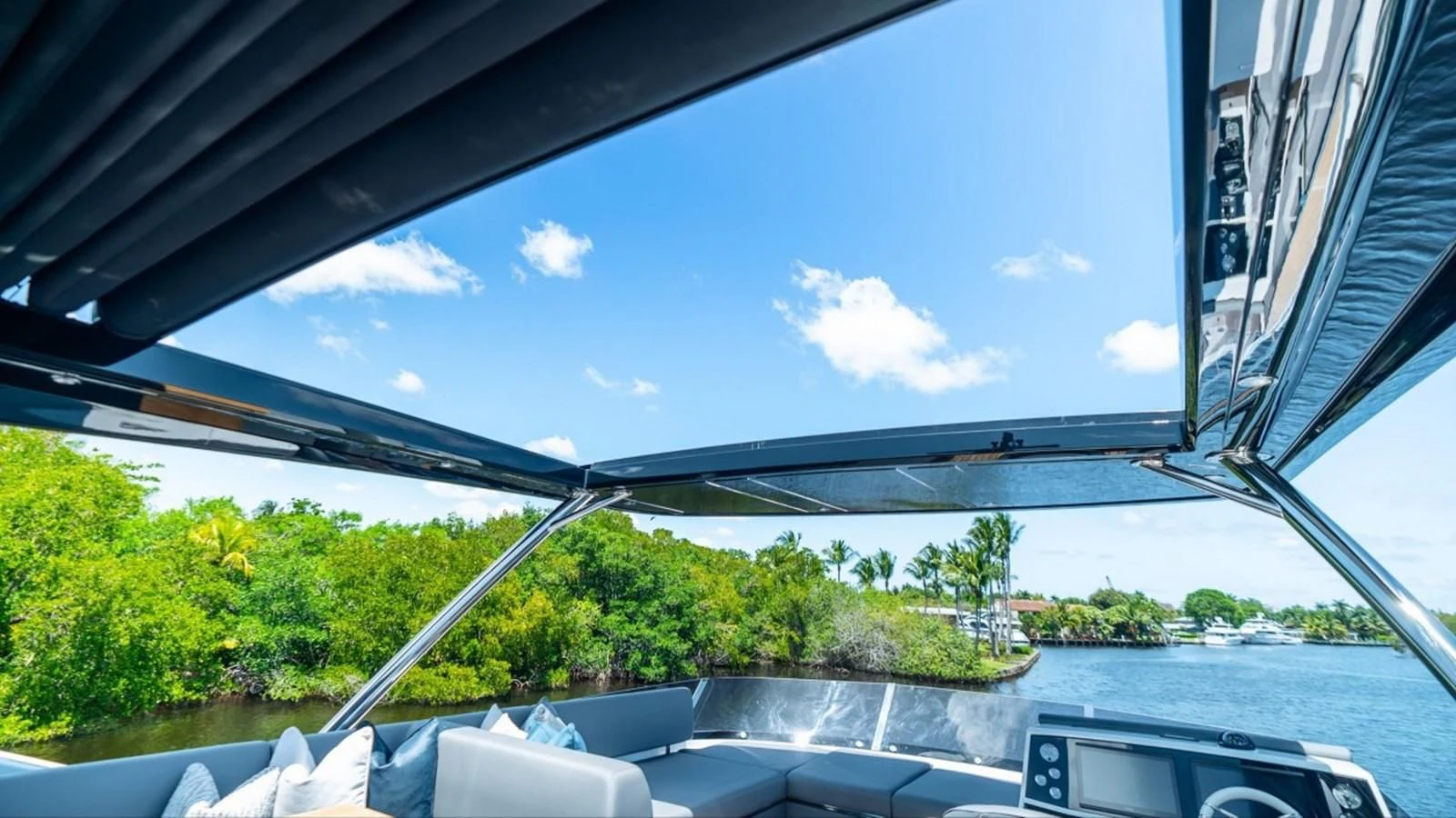 the inside of a car aboard 76 YACHT Yacht for Sale