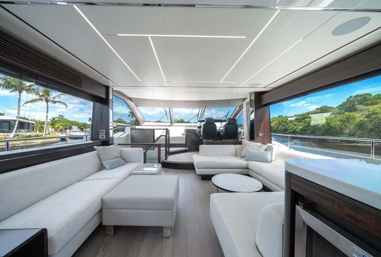 inside of a vehicle aboard 76 YACHT Yacht for Sale