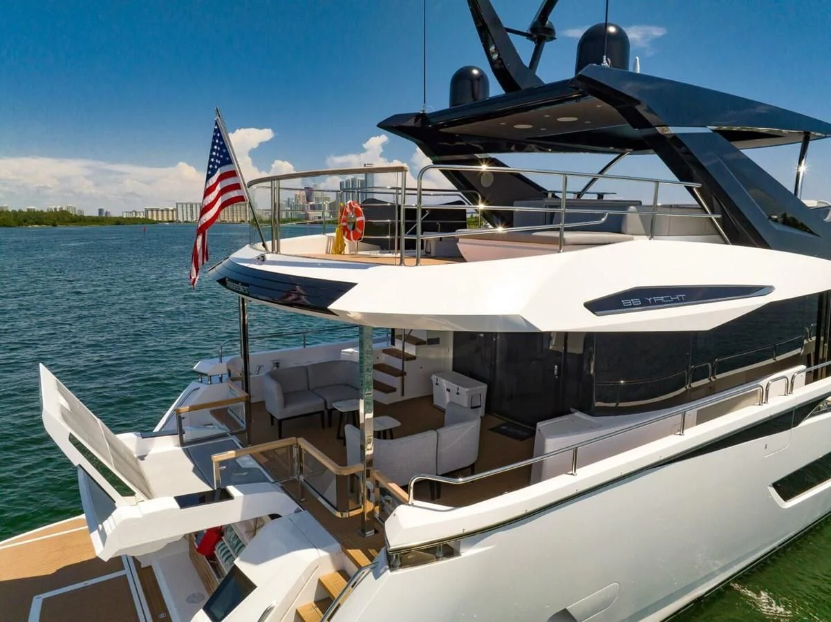 a boat on the water aboard 76 YACHT Yacht for Sale