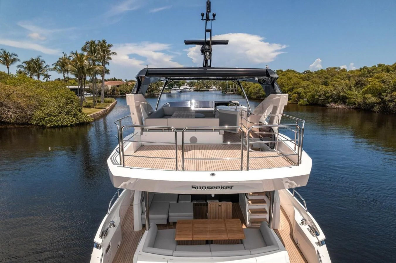 a boat on a body of water aboard 76 YACHT Yacht for Sale