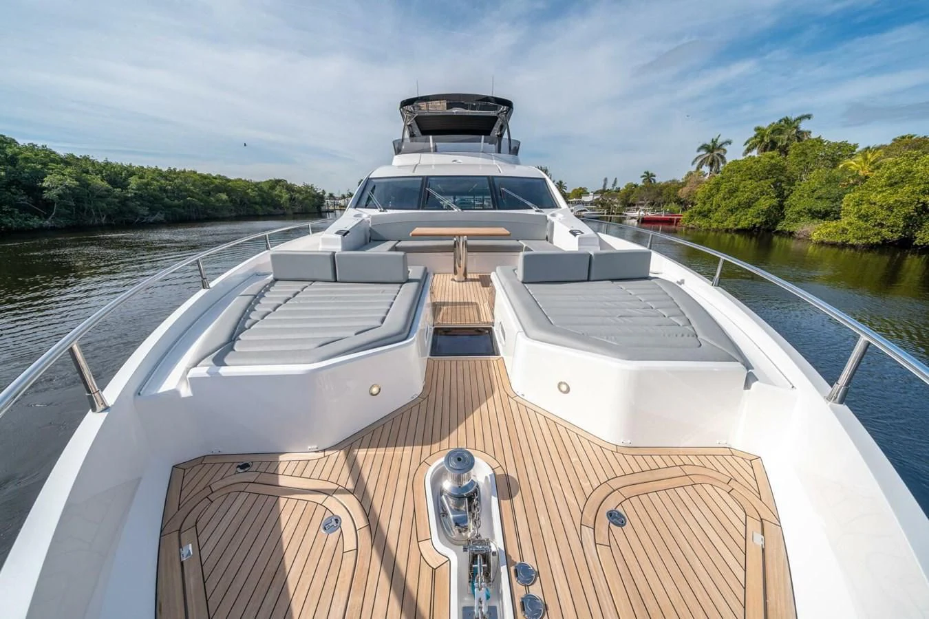 a car on a boat aboard 76 YACHT Yacht for Sale