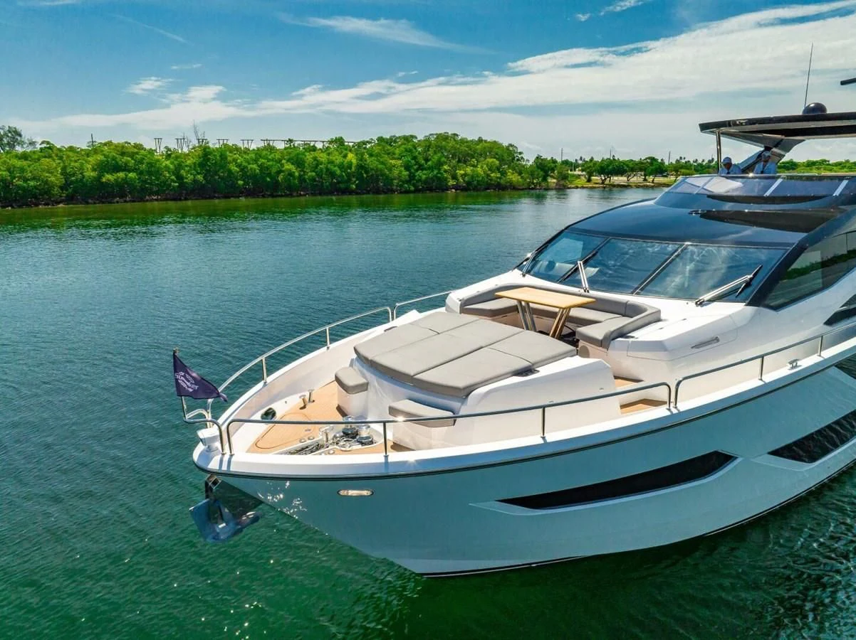 a boat on the water aboard 76 YACHT Yacht for Sale