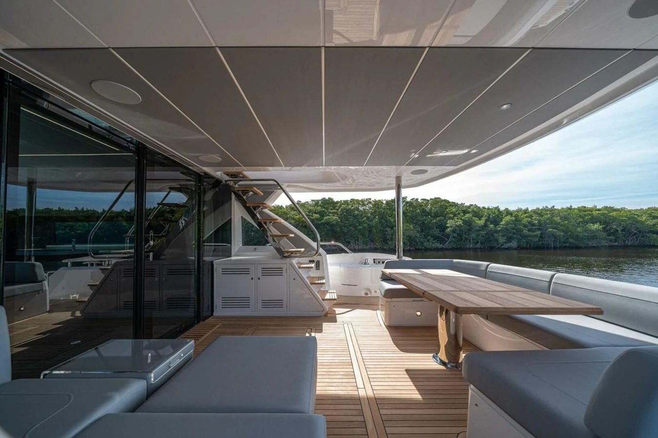 inside of a vehicle aboard 76 YACHT Yacht for Sale