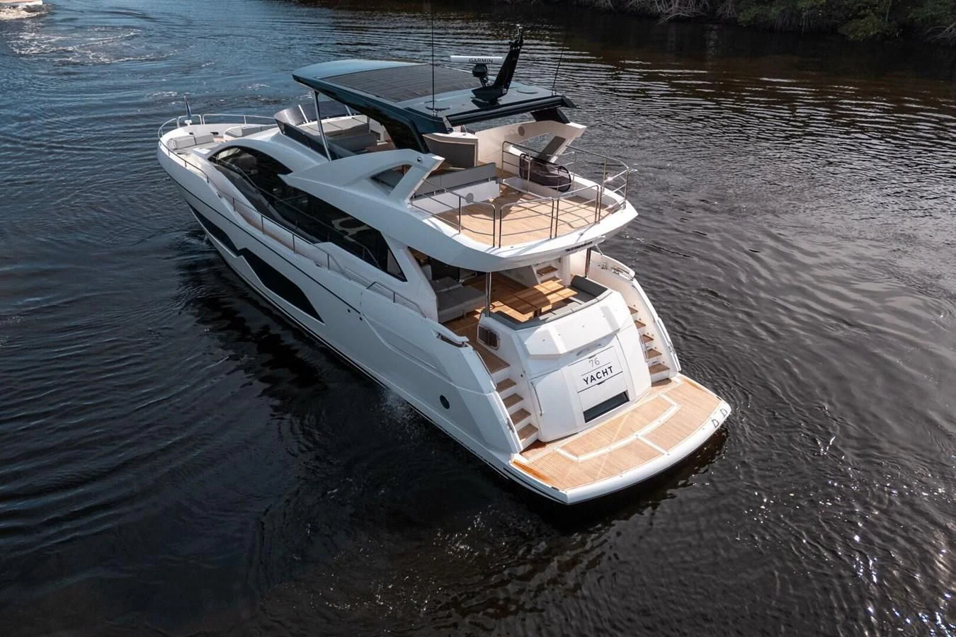a boat on the water aboard 76 YACHT Yacht for Sale