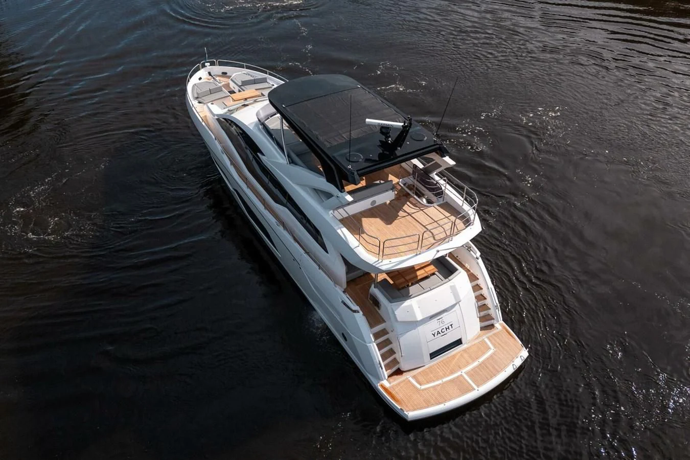 a boat on the water aboard 76 YACHT Yacht for Sale