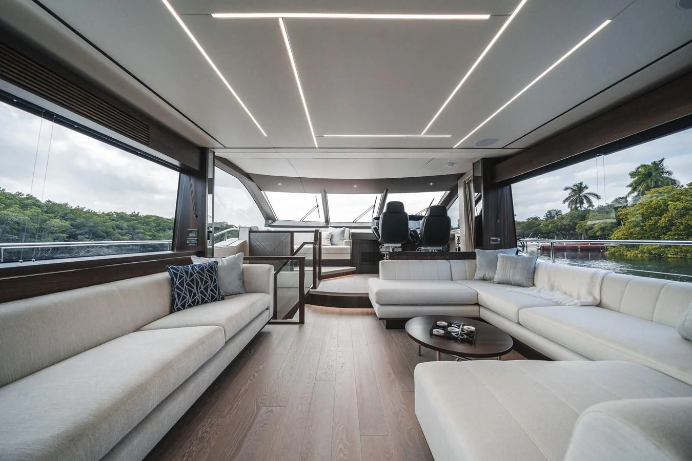 inside of a car aboard 76 YACHT Yacht for Sale