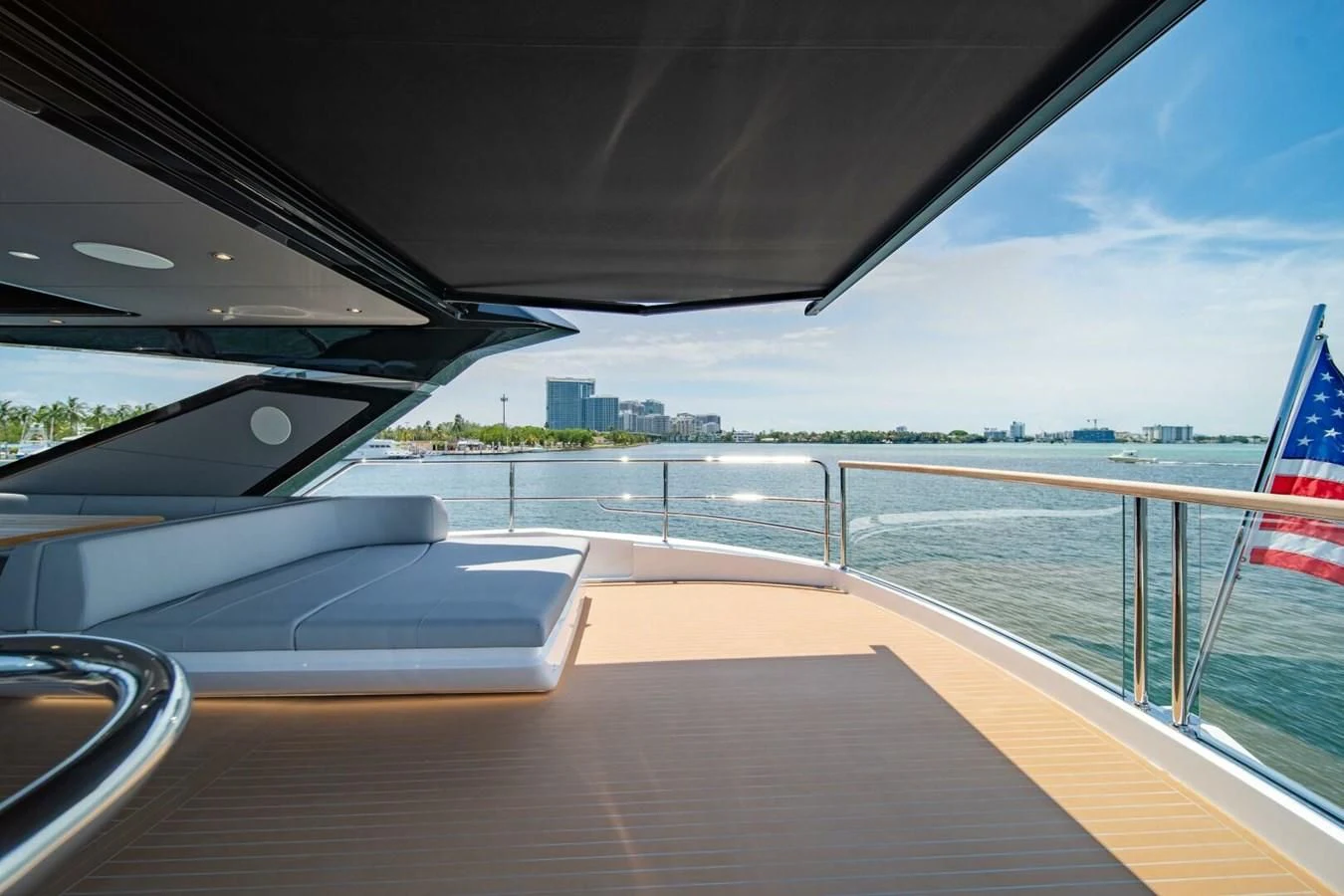 a boat on a body of water aboard 76 YACHT Yacht for Sale