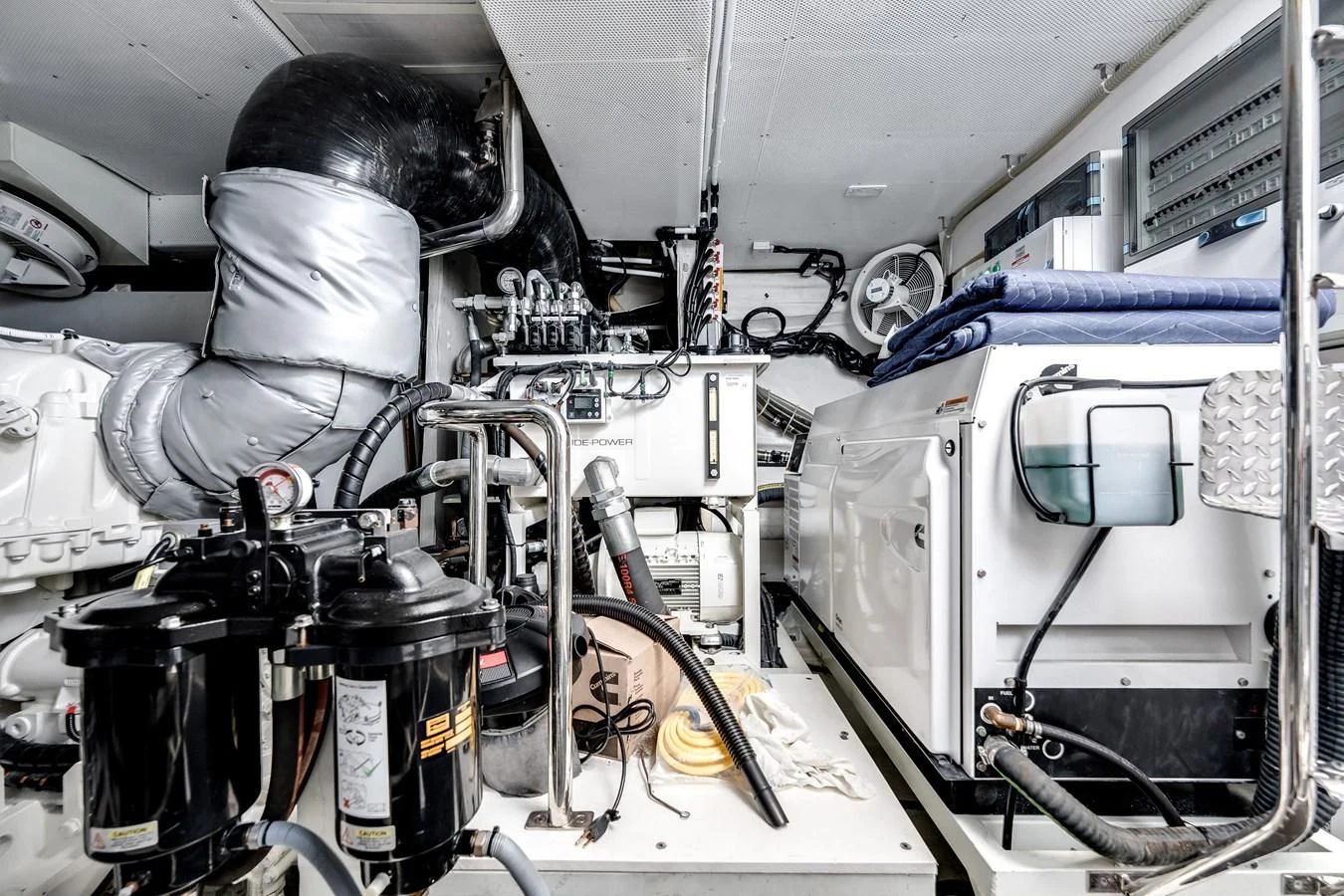 a close-up of a machine aboard 76 YACHT Yacht for Sale