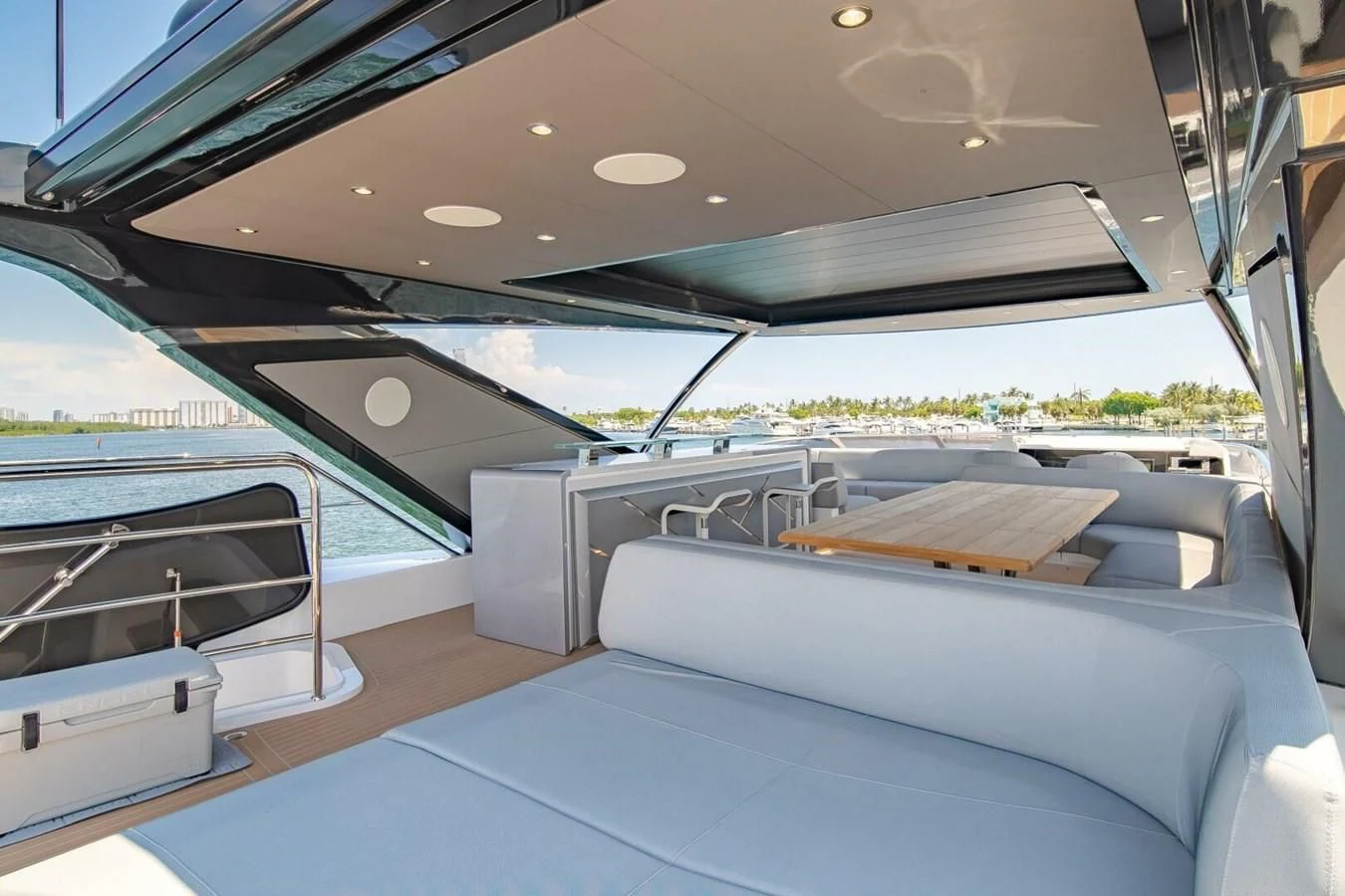 inside of a car aboard 76 YACHT Yacht for Sale