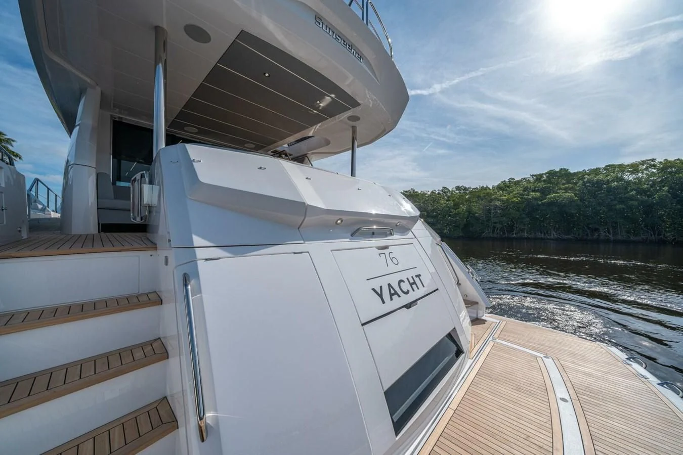 a boat on the water aboard 76 YACHT Yacht for Sale