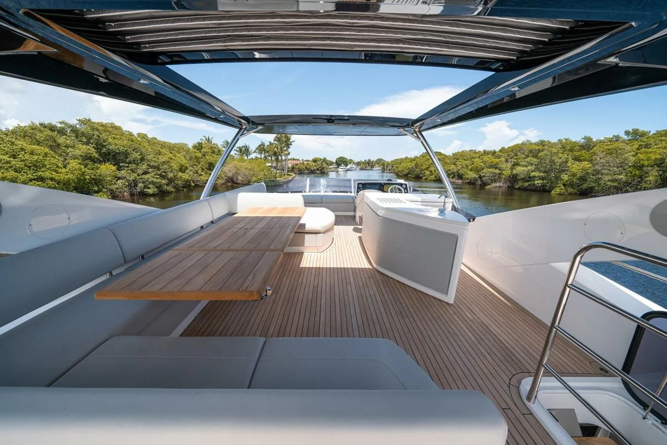 a boat on a body of water aboard 76 YACHT Yacht for Sale