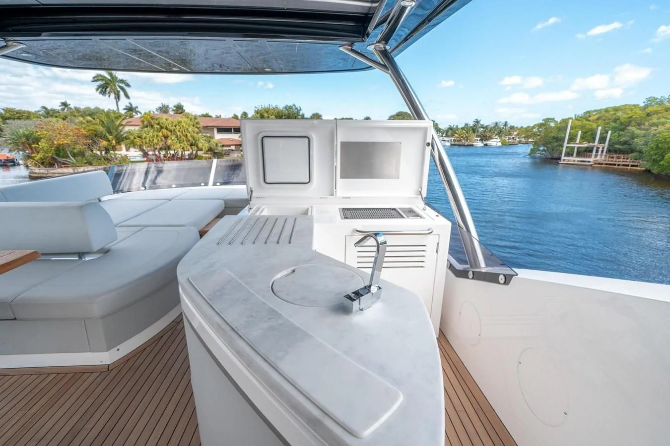a boat on the water aboard 76 YACHT Yacht for Sale
