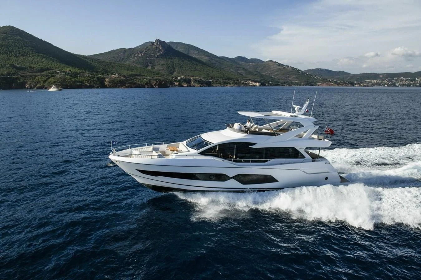a boat on the water aboard 76 YACHT Yacht for Sale
