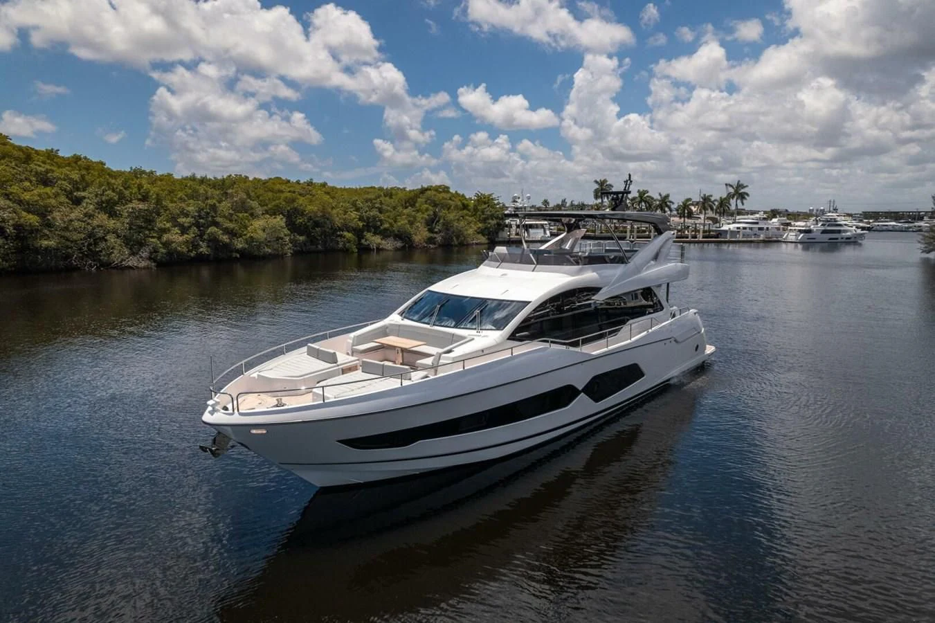 a boat in the water aboard 76 YACHT Yacht for Sale