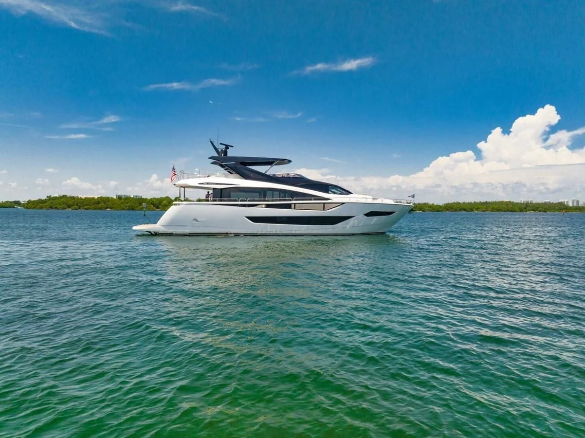 a boat in the water aboard 76 YACHT Yacht for Sale