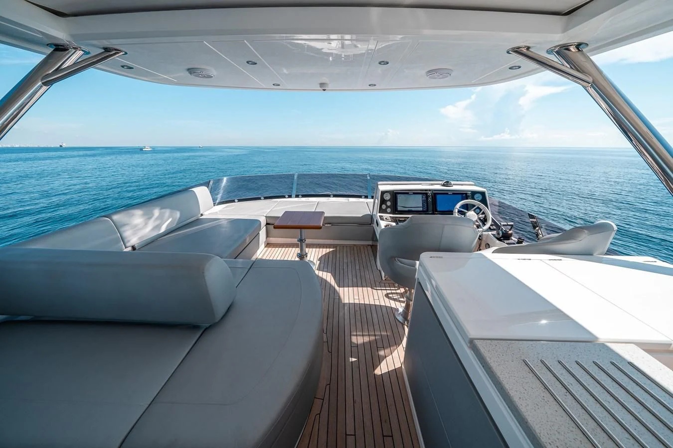 a boat on the water aboard 76 YACHT Yacht for Sale