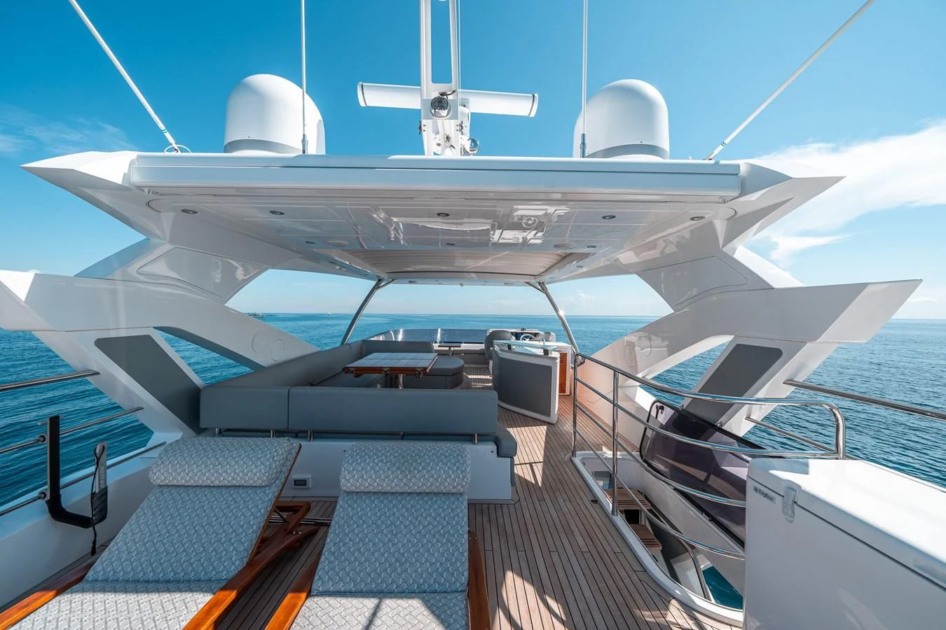 a large airplane on a runway aboard 76 YACHT Yacht for Sale