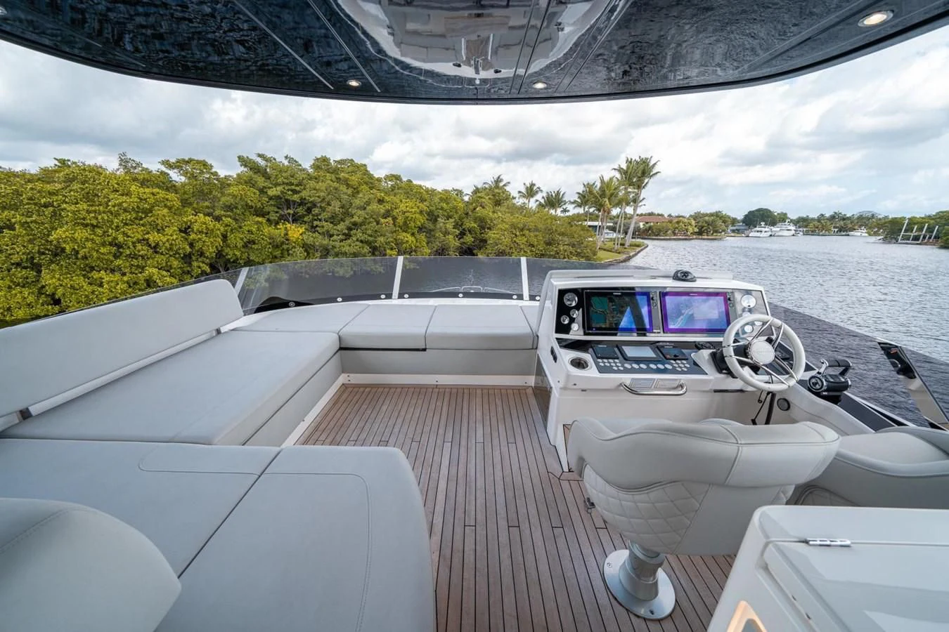 a boat on a water body aboard 76 YACHT Yacht for Sale