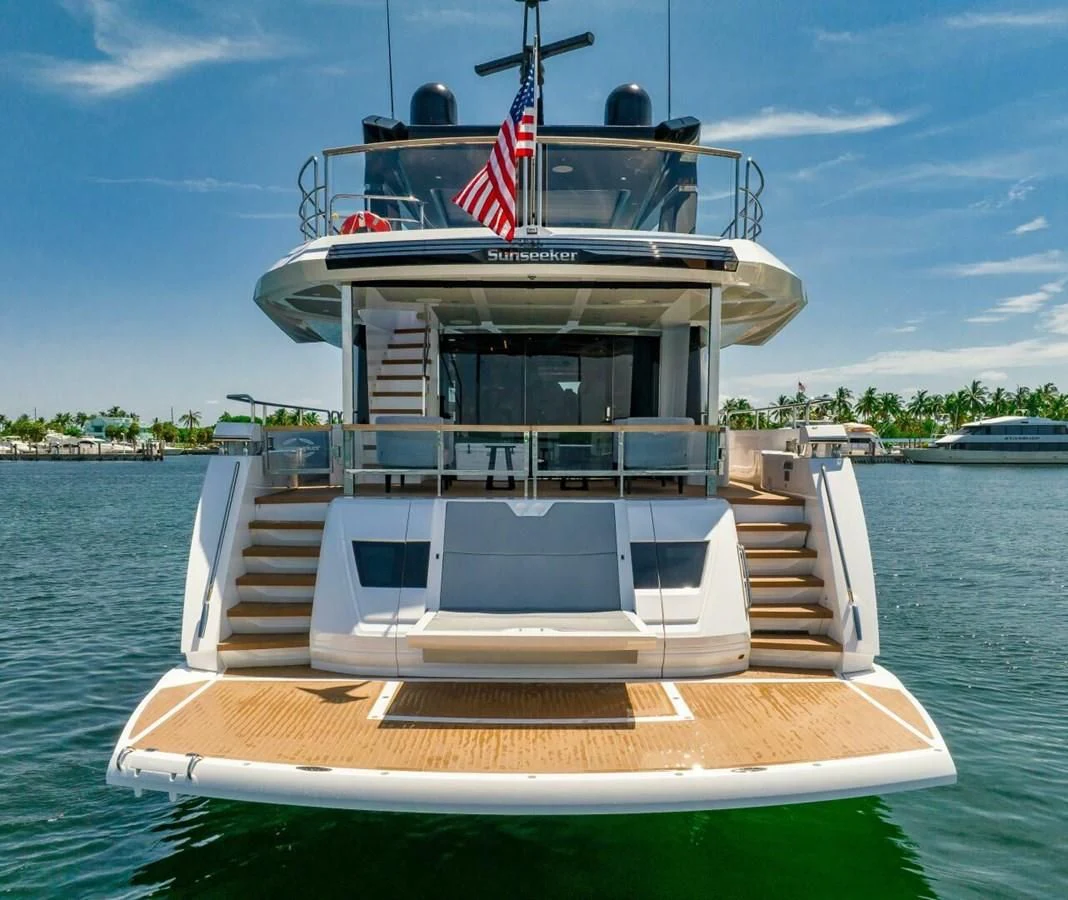 a boat on the water aboard 76 YACHT Yacht for Sale