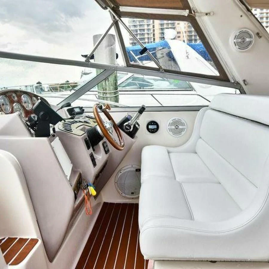 the interior of a car aboard 76 YACHT Yacht for Sale